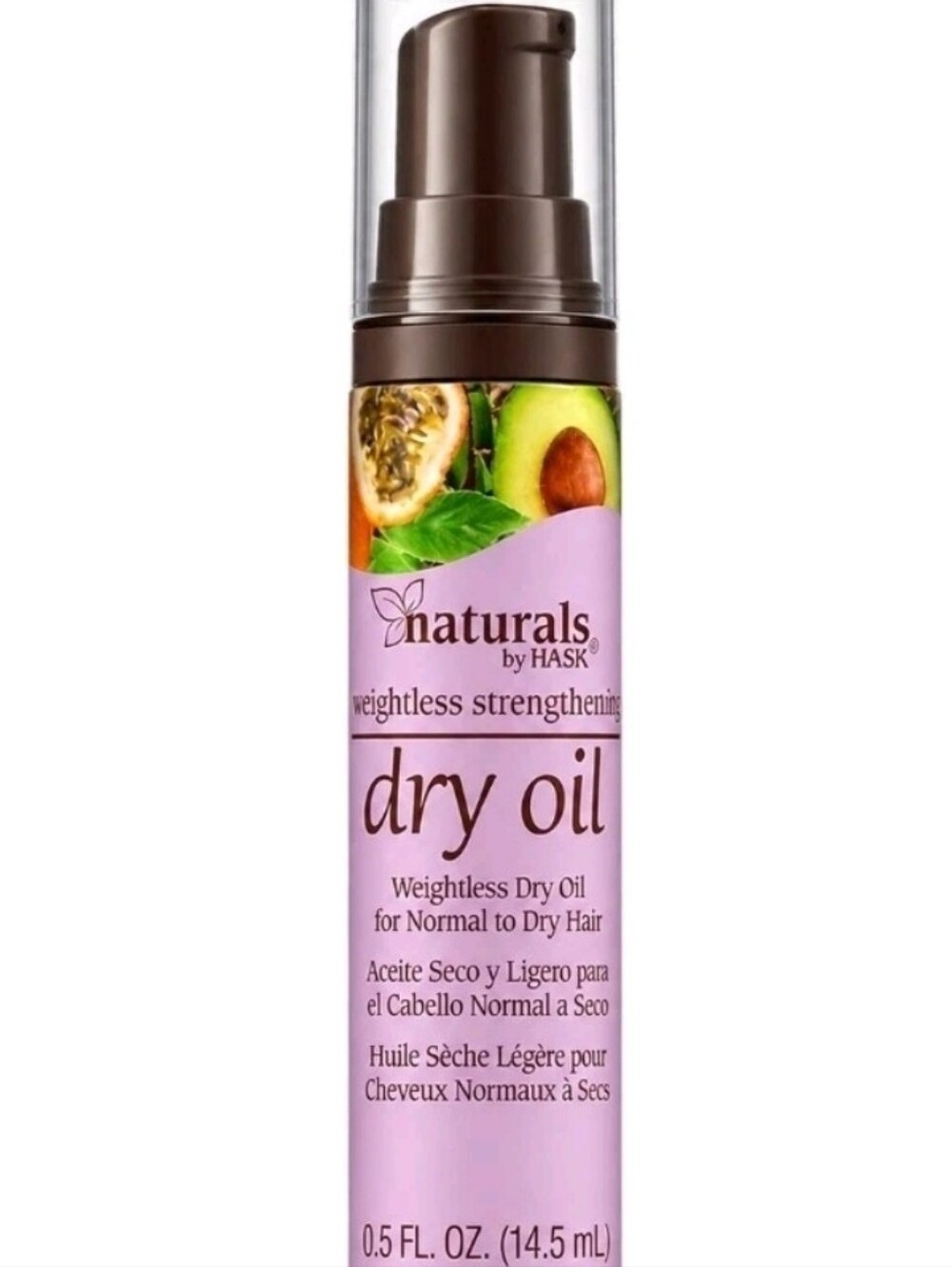 5 Hask naturals weightless strengthening Dry Oil. travel hair oil .5oz each. New